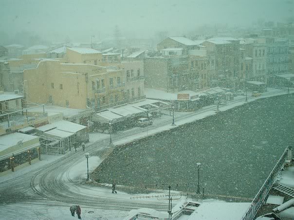 Chania 2004 - Snow